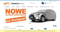 Desktop Screenshot of pokrowce.fryda.com.pl