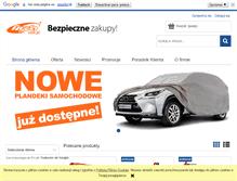 Tablet Screenshot of pokrowce.fryda.com.pl
